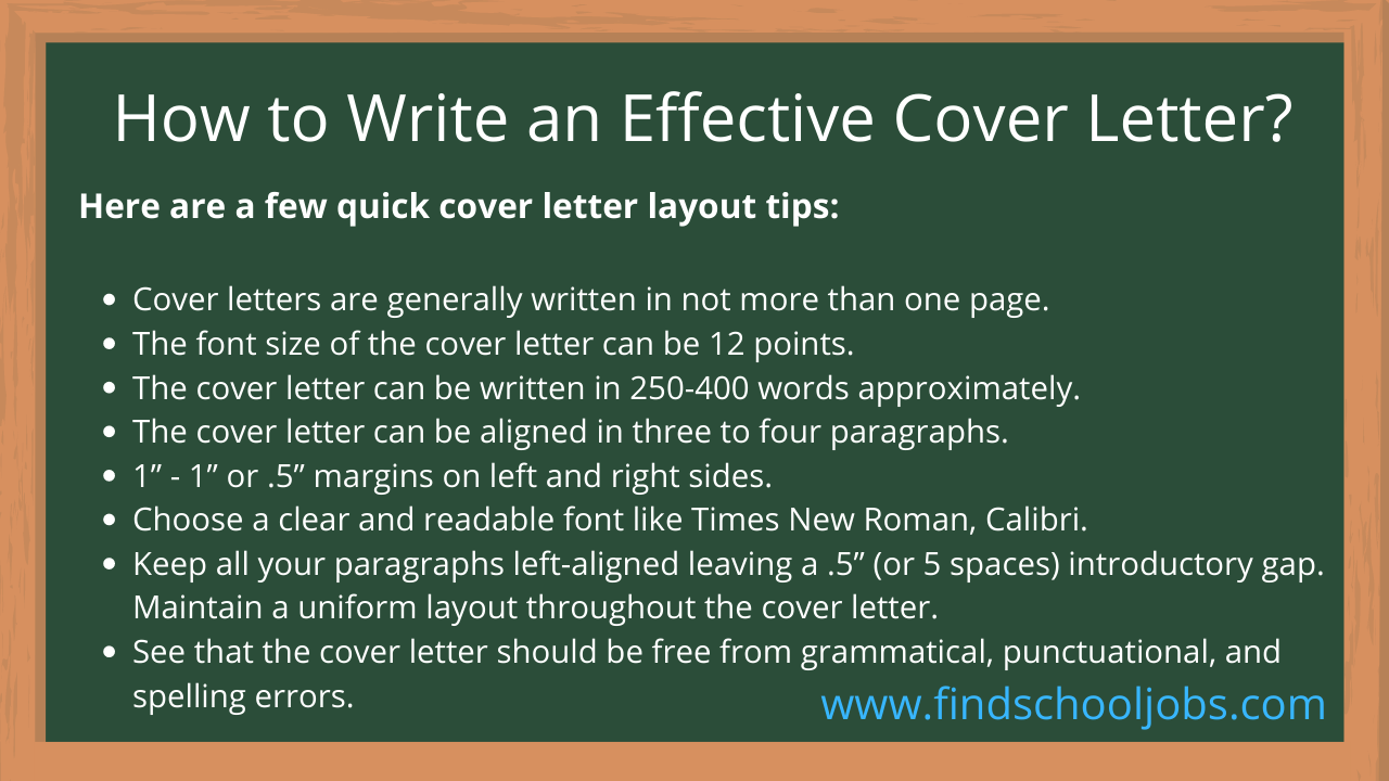 How To Write An Effective Cover Letter 2023